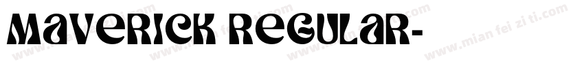 Maverick Regular字体转换
